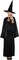 UNDERWRAPS Womens Witch Cape Set - Witch Cape & Witch Hat Set, Witch Wizard Cloak & Hat for Halloween, Easy Witch Costume for Women